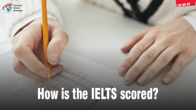 How is the IELTS scored?