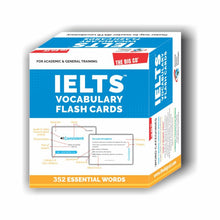 Load image into Gallery viewer, IELTS VOCABULARY FLASH CARDS by THE BIG CD – IELTS Academic and General training 352 high quality &amp; durable cards
